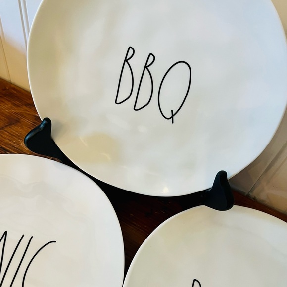 Rae Dunn Melamine Plates - Picture 2 of 4
